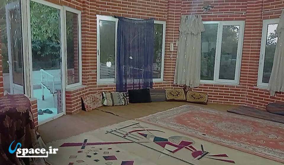 نمای داخلی خانه باغ بومی بوژان - نیشابور - روستای بوژان